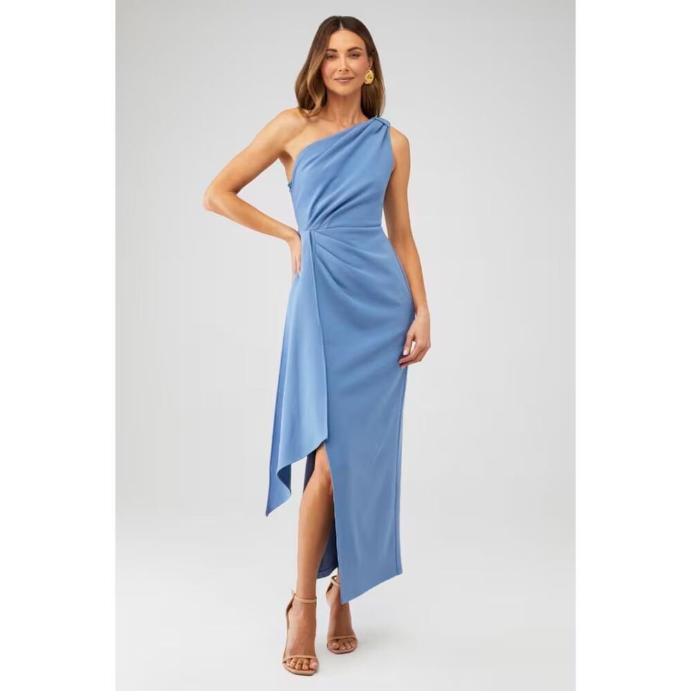 Elliatt Cassini Midi Dress in Cadet Blue